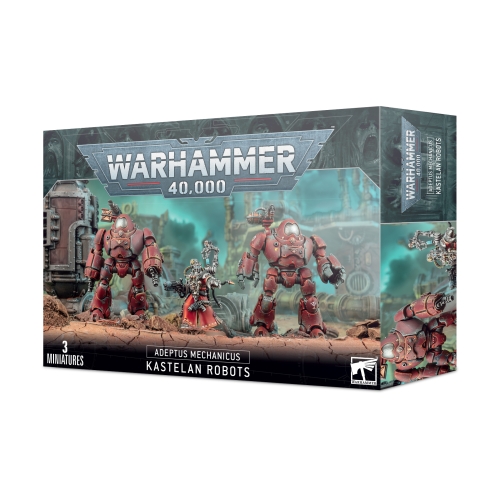 Cheap Miniatures Adeptus Mechanicus Kastelan Robots from Games Worskhop